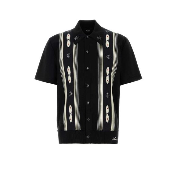 Amiri Men Black Wool Blend Shirt - Picture 1 of 2
